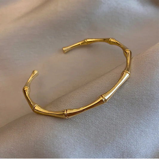 Golden Bamboo Cuff