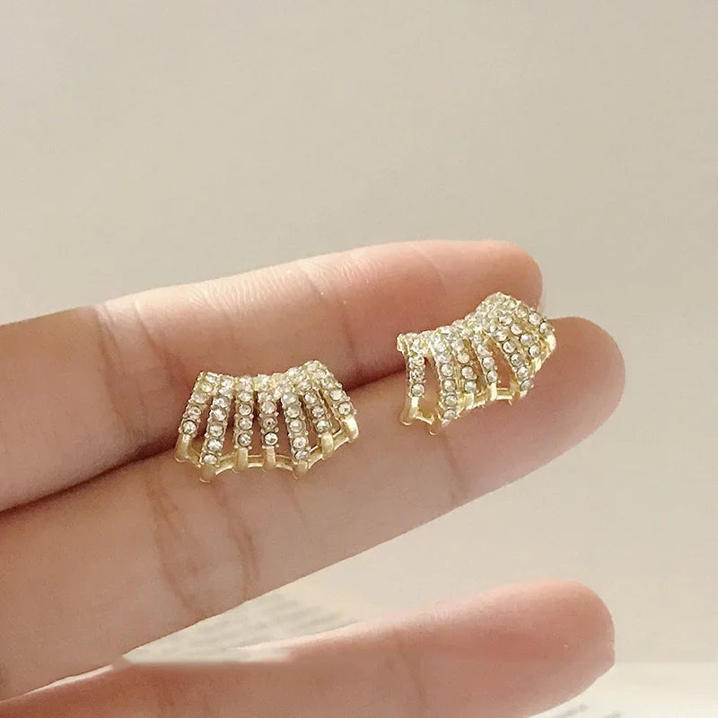 Golden Cascade Earings